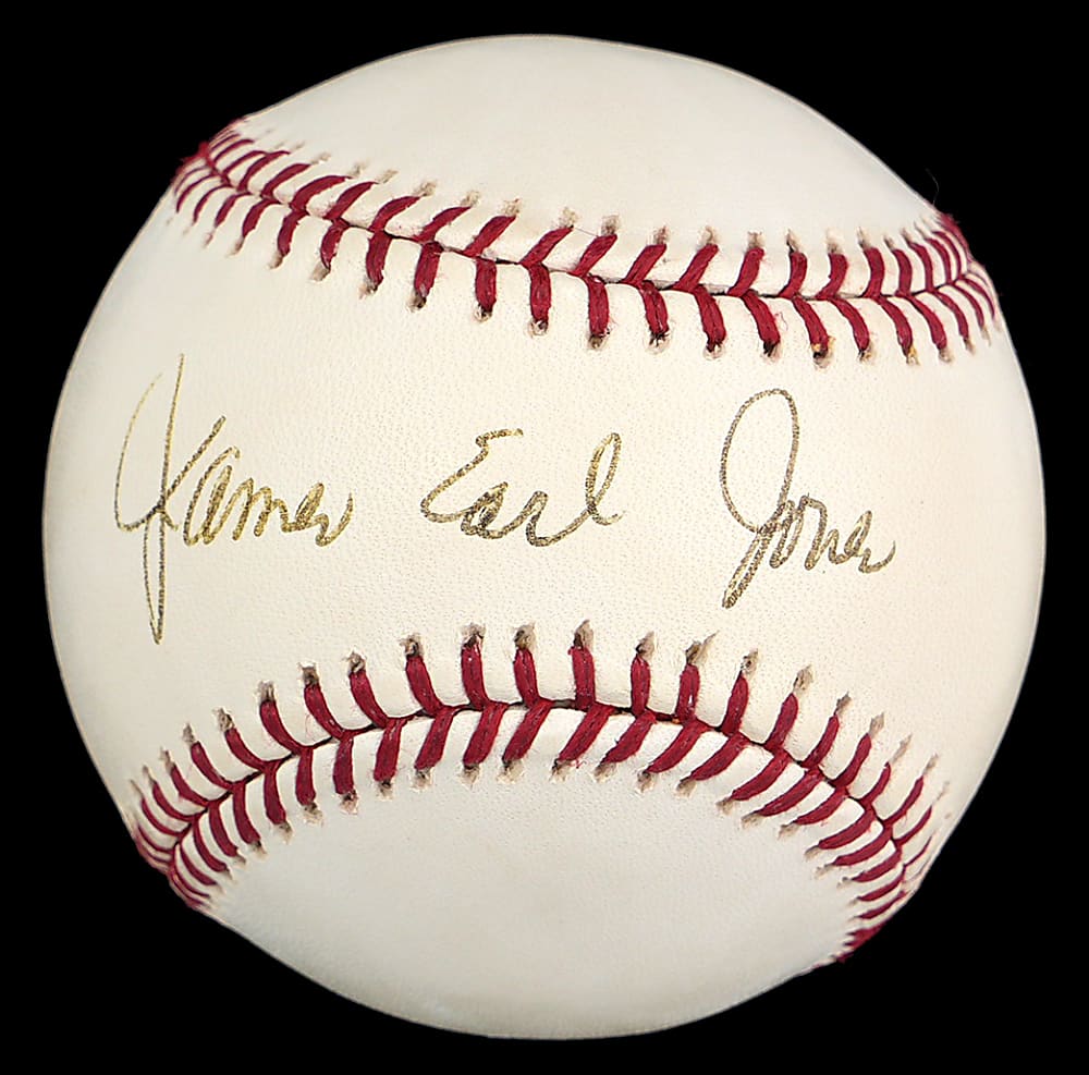 James Earl Jones Single-Signed OML/Selig Baseball - Full JSA LOA