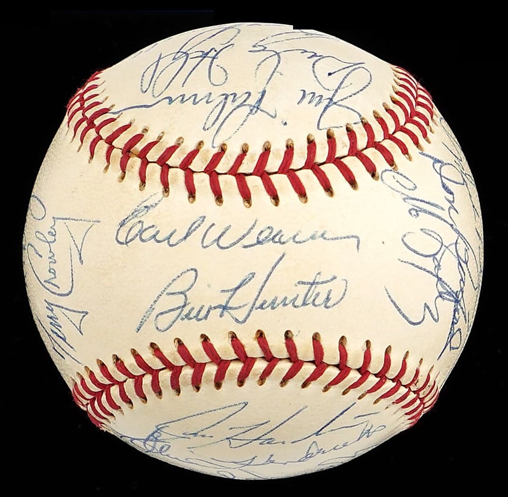 1970 World Champions Baltimore Orioles Team Signed OAL/Cronin Baseball with (27) Signatures Including Palmer, B. Robinson, F. Robinson, Weaver - Full JSA LOA