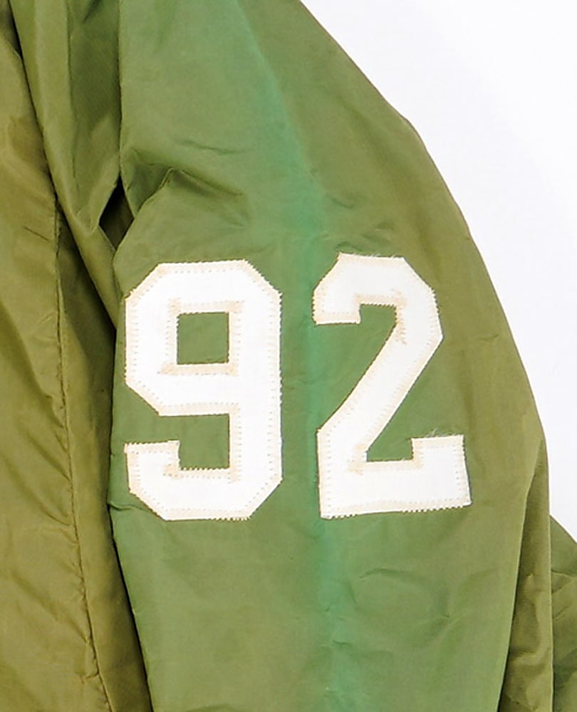 Circa 1990 Reggie White Philadelphia Eagles Signed Game-Worn Sideline Jacket - Full JSA LOA & GF LOA