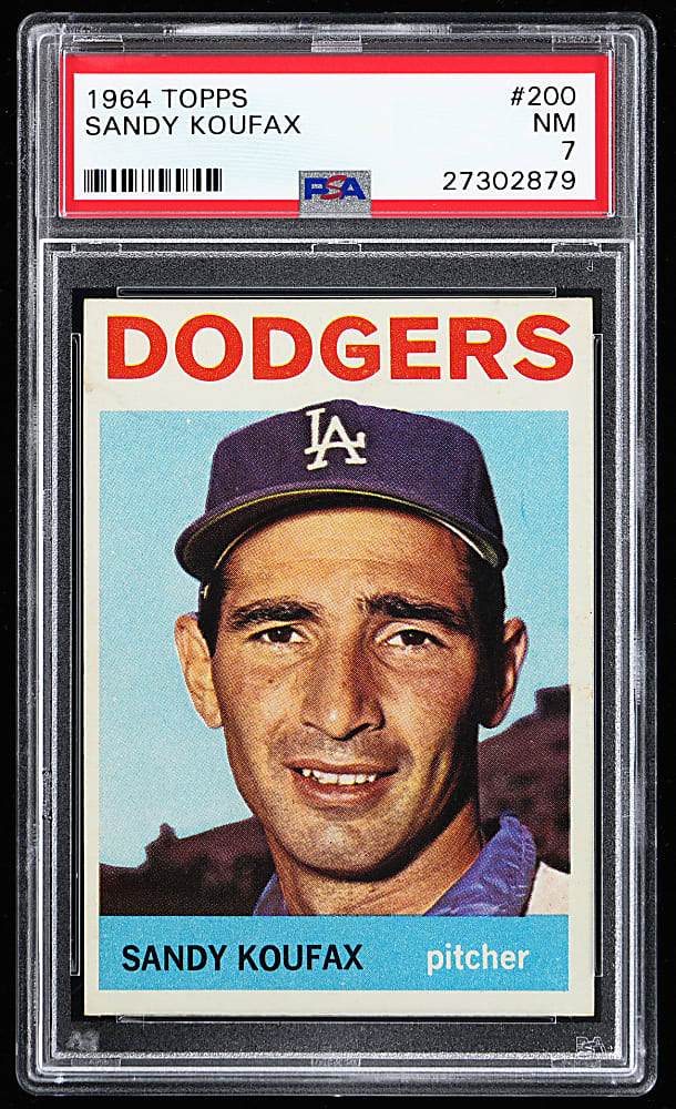1964 Topps #200 Sandy Koufax PSA NM 7