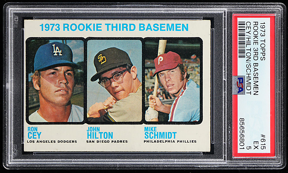 1973 Topps #615 Mike Schmidt Rookie PSA EX 5