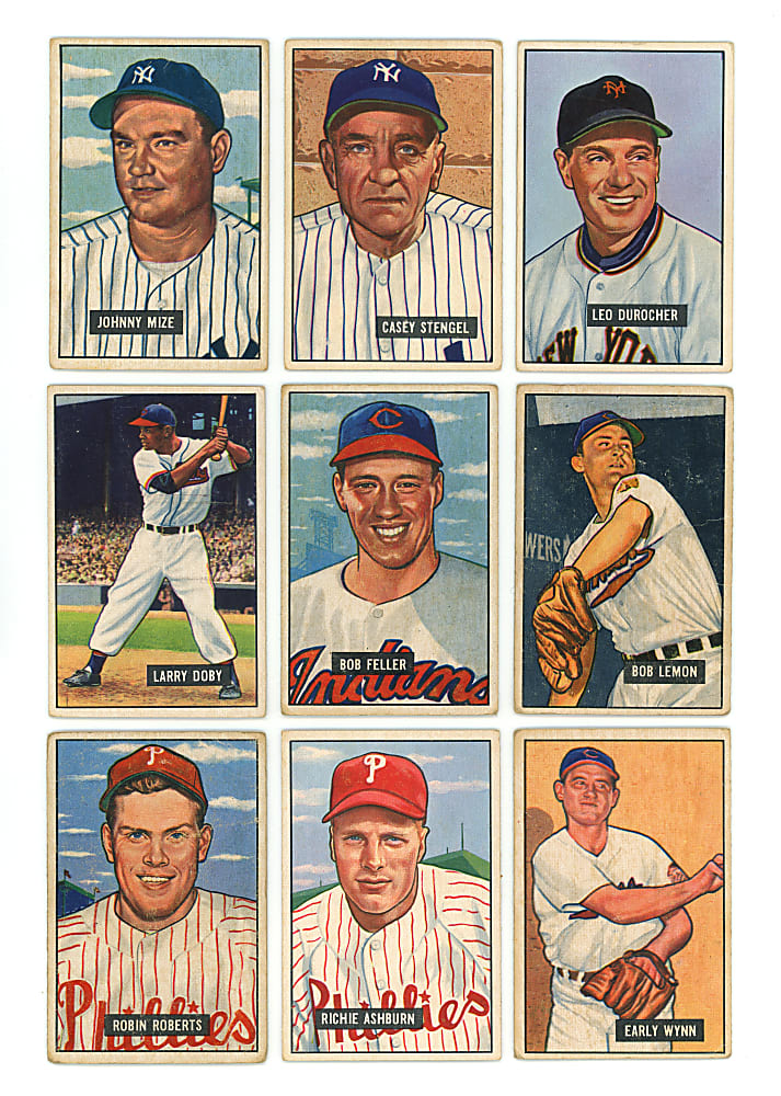 1951 Bowman Complete Low Number Set (#1-252)