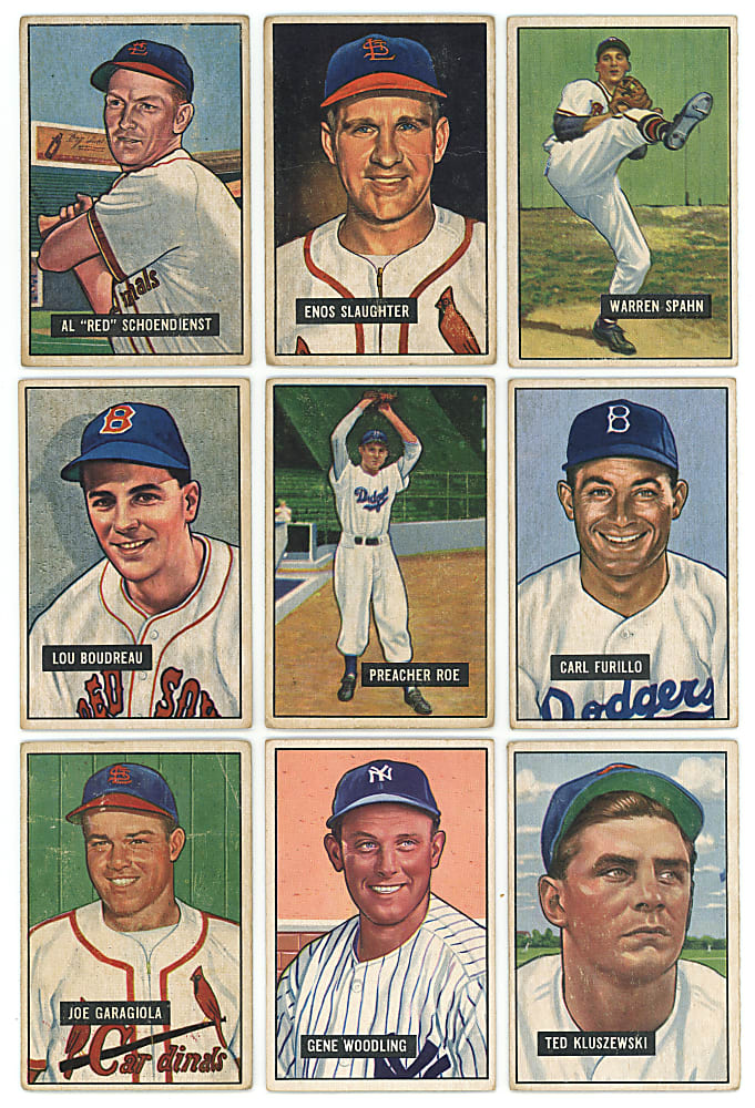 1951 Bowman Complete Low Number Set (#1-252)