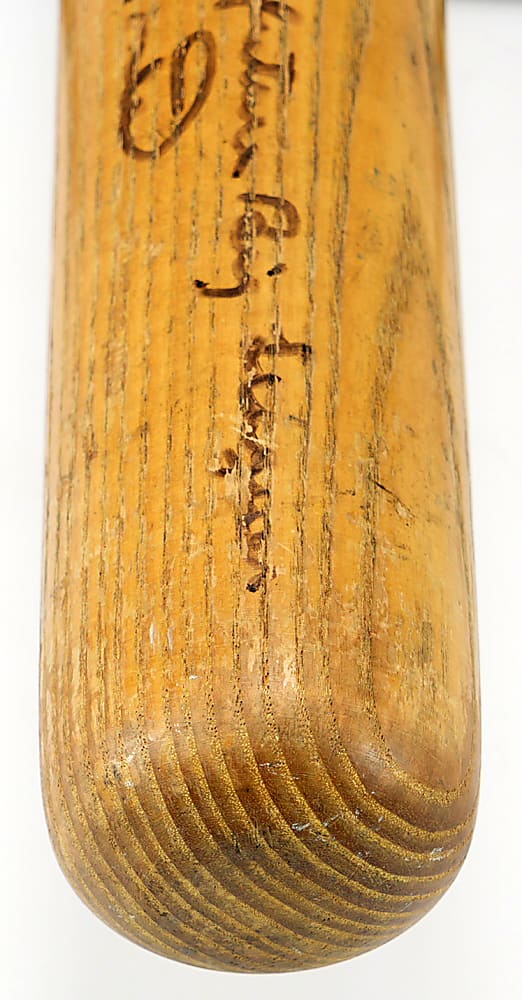 1970-1972 Hank Aaron Atlanta Braves Game-Used Bat PSA/DNA GU 7 from Teammate Bob Aspromonte