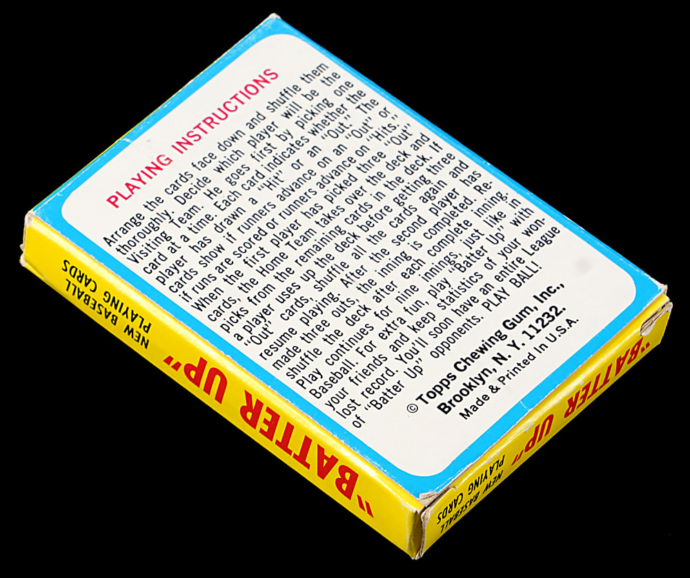 1968 Topps Game Complete Set (33) with Original Topps "Batter Up" Factory Set Display Box
