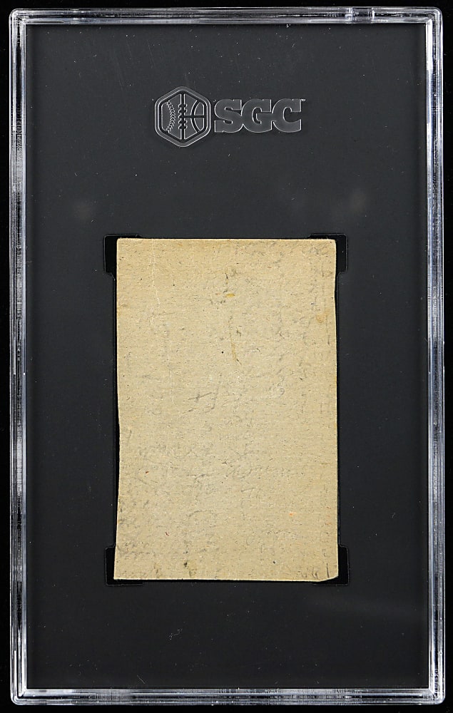 1910 Orange Borders Detroit Tigers 1909 A.L. Champions (Hand Cut) SGC POOR 1