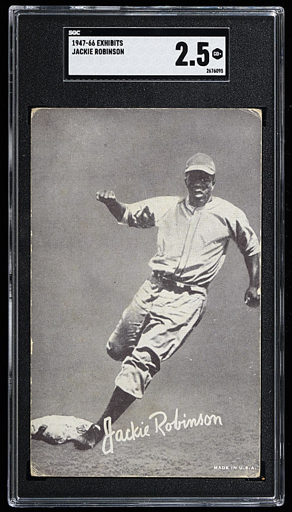 1947-1966 Exhibits Jackie Robinson SGC GOOD+ 2.5
