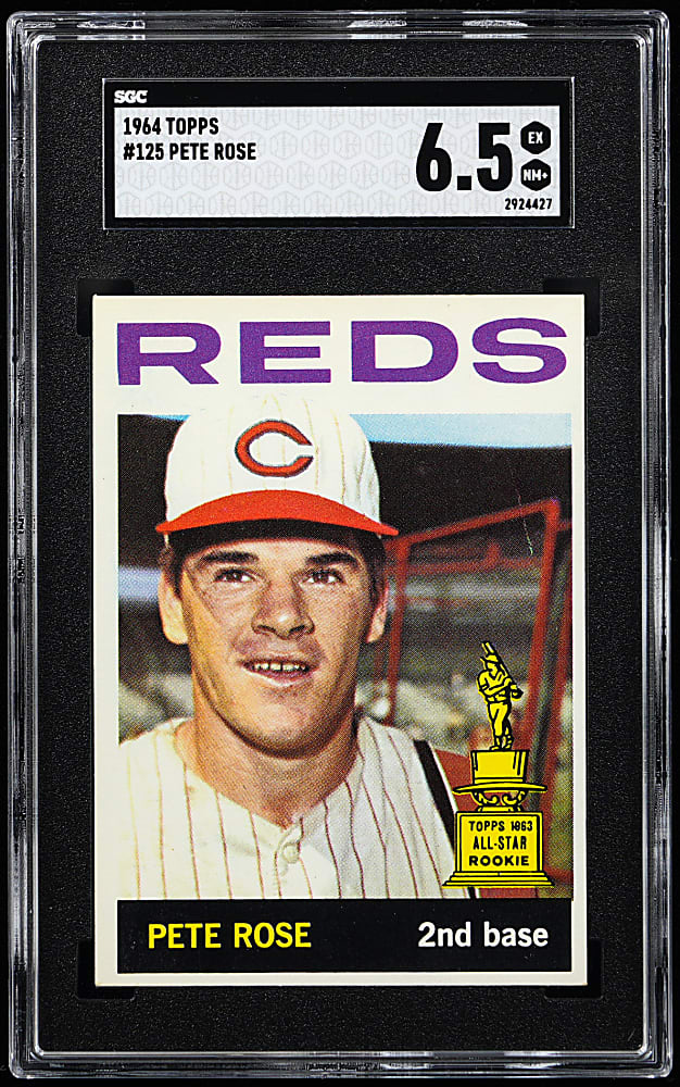 1964 Topps #125 Pete Rose SGC EX/NM+ 6.5
