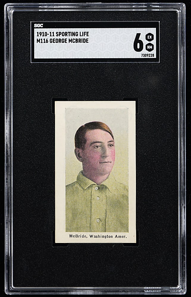 1910-1911 M116 Sporting Life George McBride SGC EX/NM 6