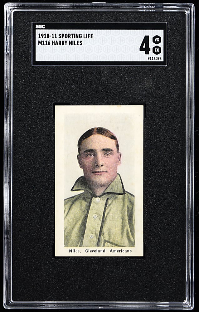 1910-1911 M116 Sporting Life Harry Niles SGC VG/EX 4