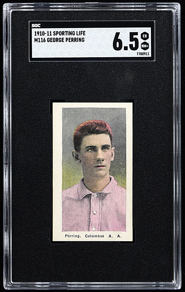 1910-1911 M116 Sporting Life George Perring SGC EX/NM+ 6.5