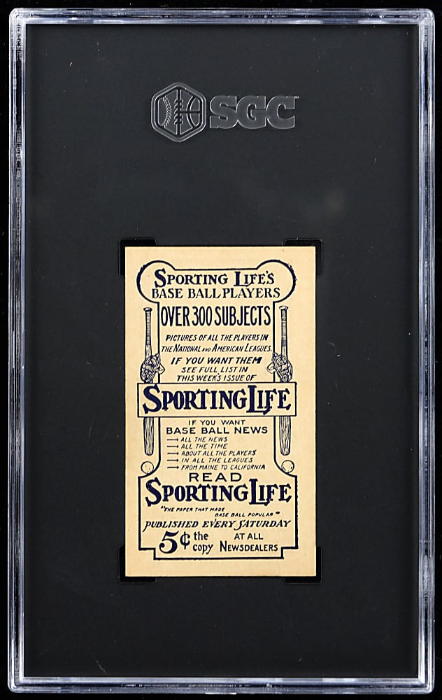 1910-1911 M116 Sporting Life George Perring SGC EX/NM+ 6.5