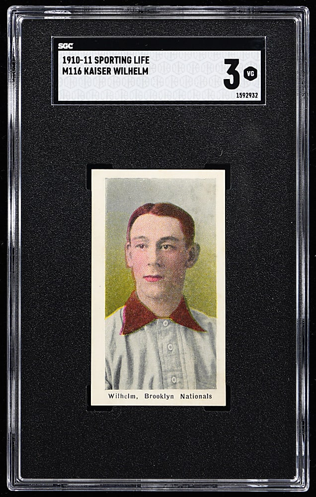 1910-1911 M116 Sporting Life Kaiser Wilhelm SGC VG 3