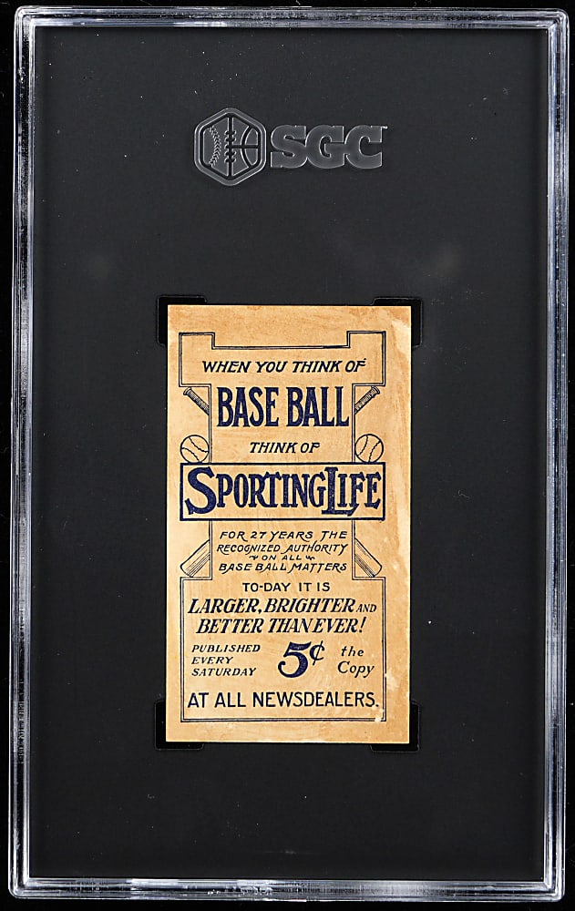 1910-1911 M116 Sporting Life Hugh Duffy SGC GOOD 2