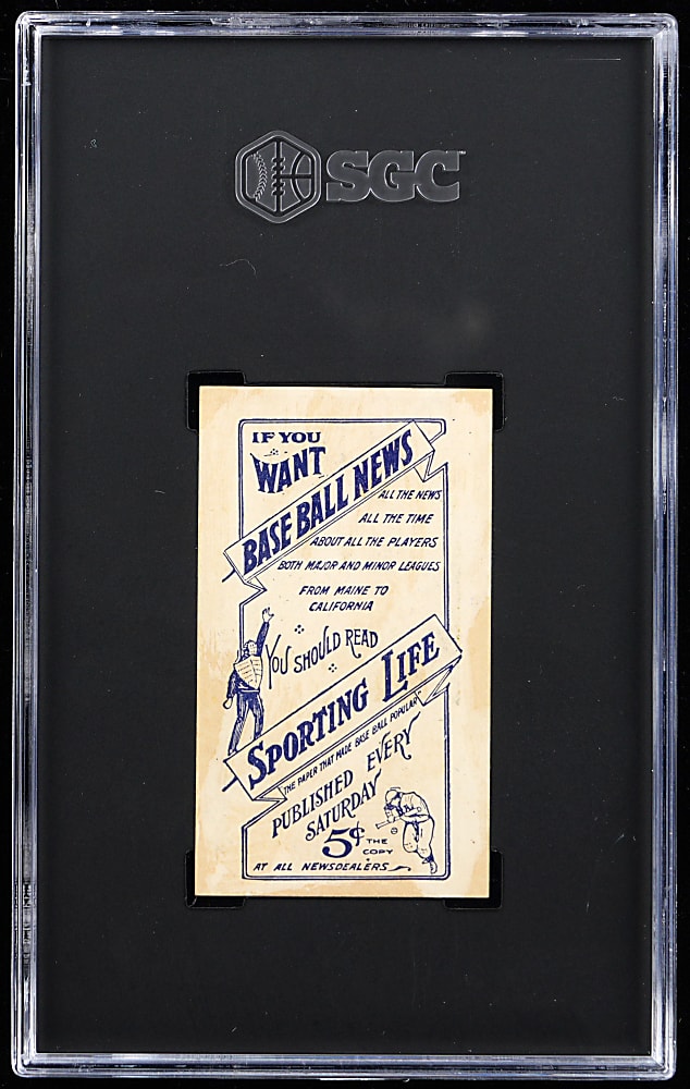 1910-1911 M116 Sporting Life Miller Huggins SGC VG 3