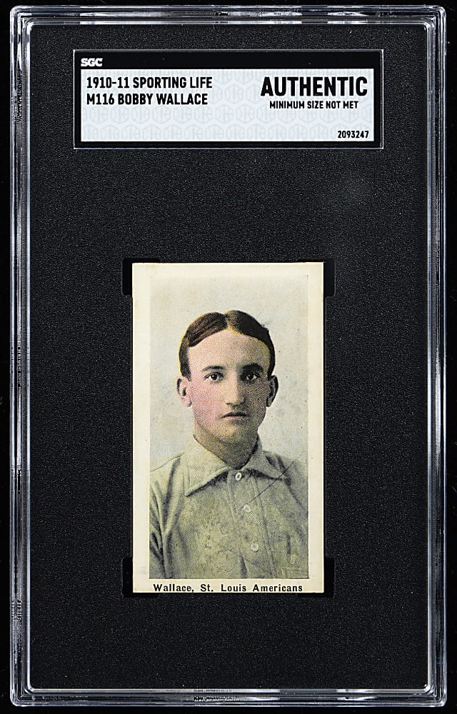 1910-1911 M116 Sporting Life Bobby Wallace SGC Authentic