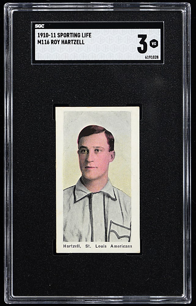 1910-1911 M116 Sporting Life Roy Hartzell SGC VG 3