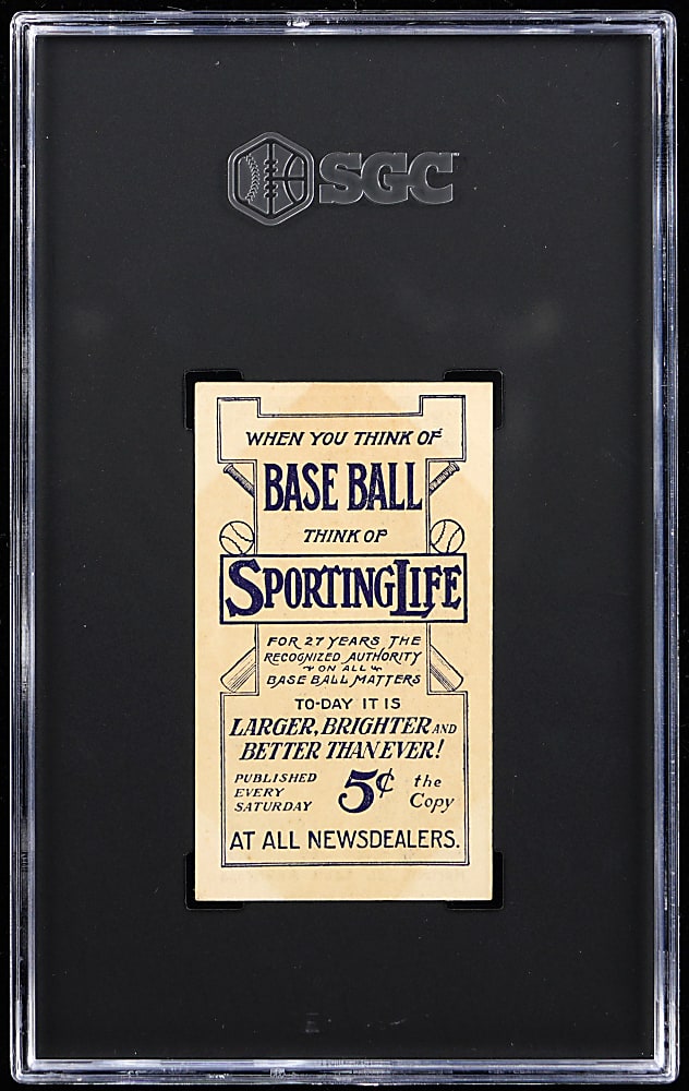 1910-1911 M116 Sporting Life Roy Hartzell SGC VG 3