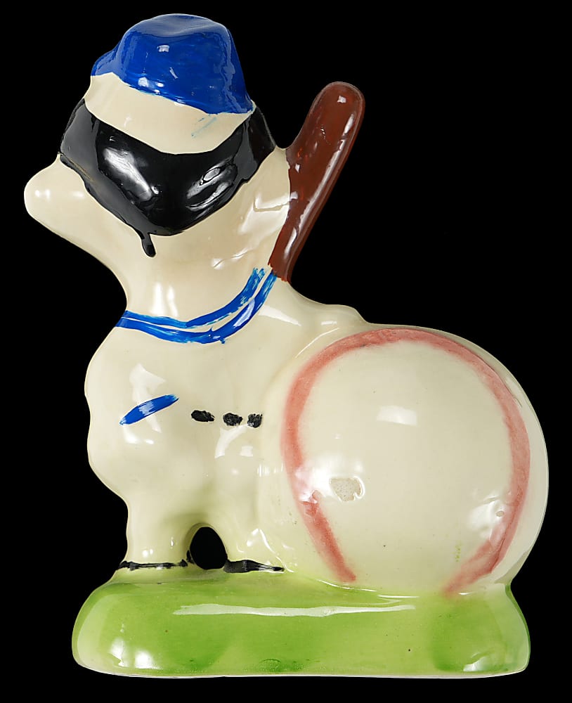 1950s Gibbs-Conner Brooklyn Dodgers Bum Mascot Bank