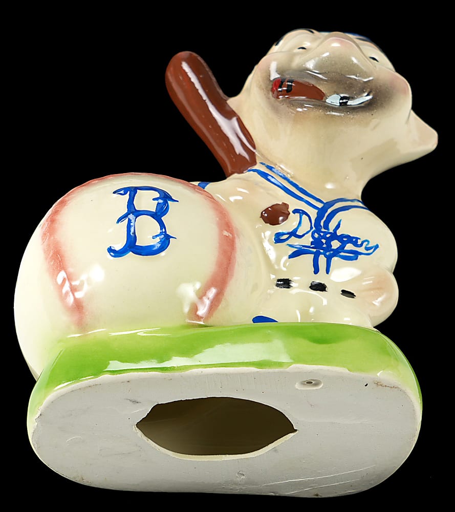 1950s Gibbs-Conner Brooklyn Dodgers Bum Mascot Bank