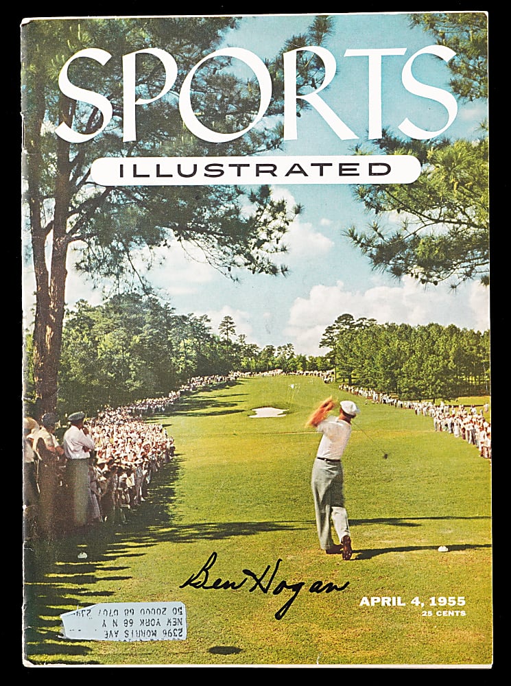 1955 Sports Illustrated Boldly Signed by Ben Hogan