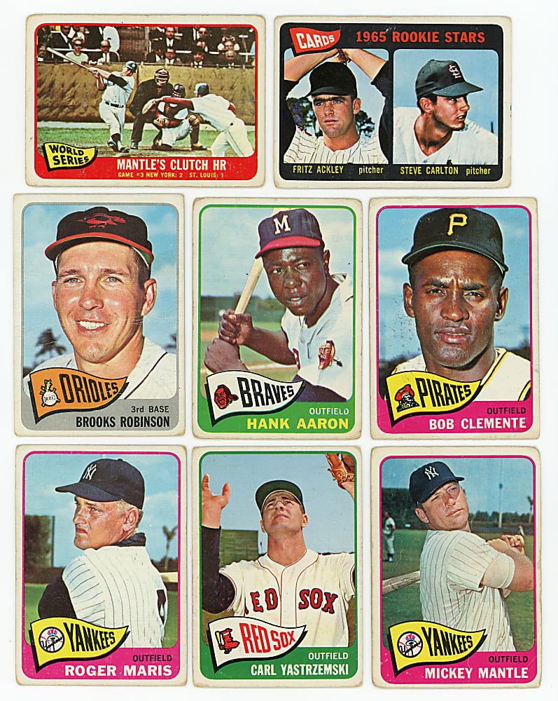 1965 Topps Collection (660) with (50+) Hall of Famers Including (2) Mantle, Aaron & Clemente