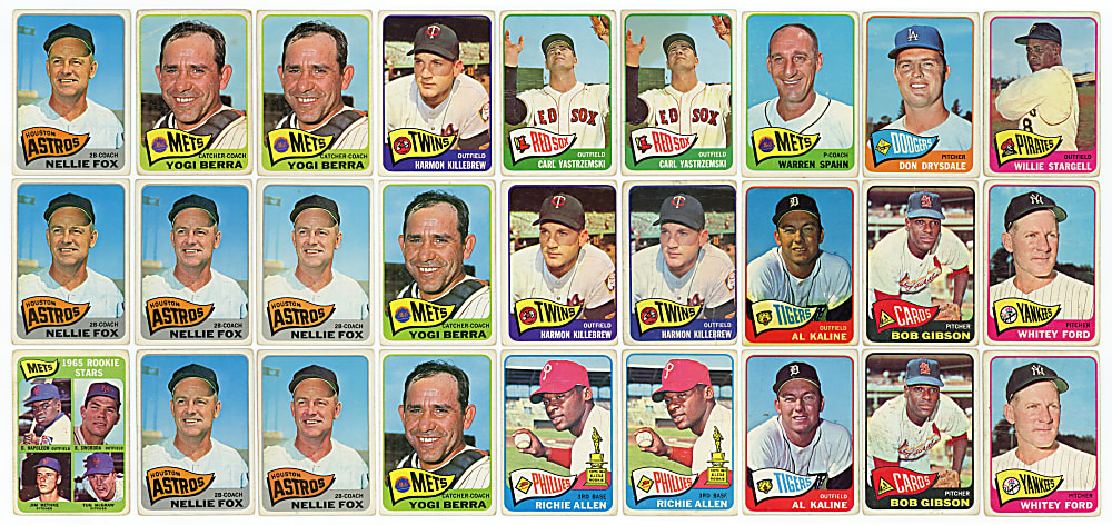 1965 Topps Collection (660) with (50+) Hall of Famers Including (2) Mantle, Aaron & Clemente