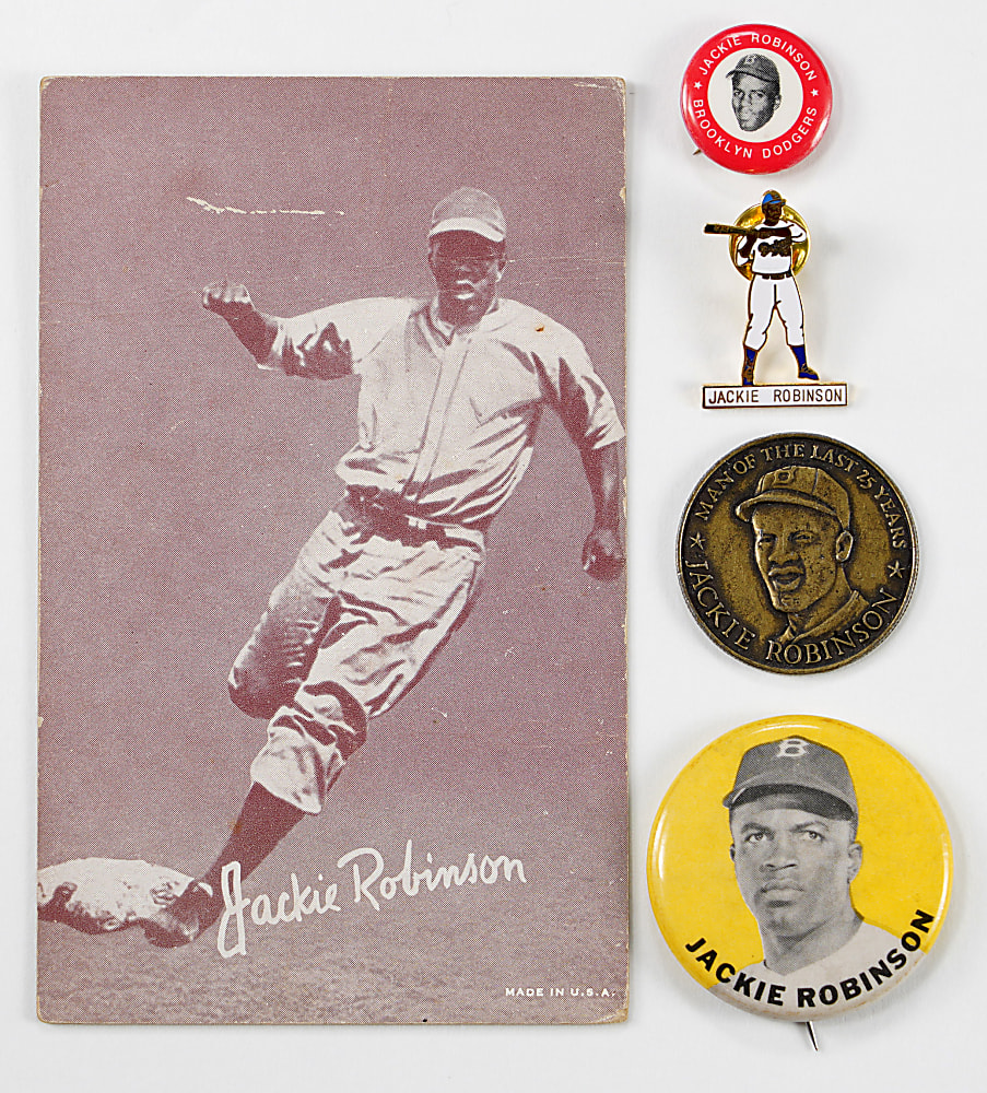 1940s-1980s Jackie Robinson Collection (5) with 1947-1966 Exhibit