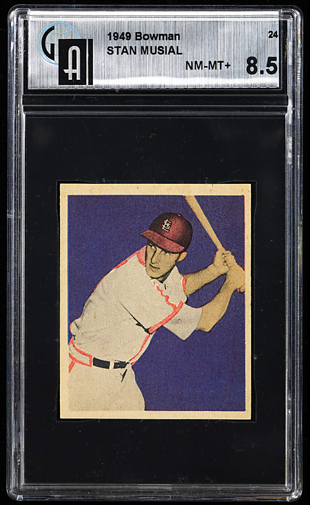 1949 Bowman #24 Stan Musial GAI NM-MT+ 8.5