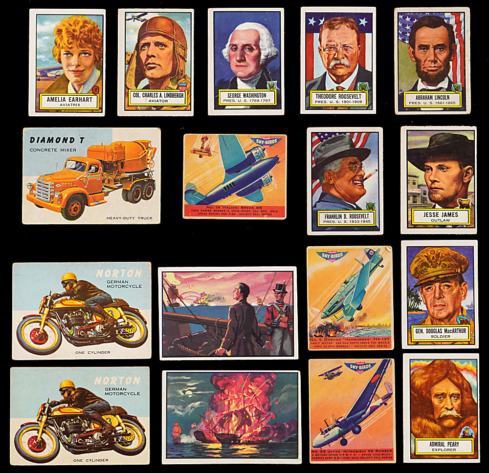 1941-1955 Non-Sport Shoebox Collection (430) with (109) 1952 Topps Look 'N See