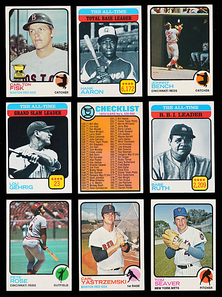 1973 Topps Complete Set (660) - Clean!