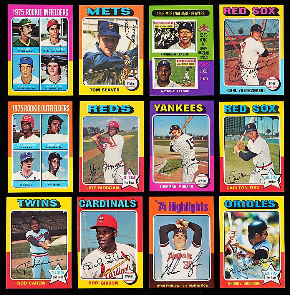 1975 Topps Complete Set (660) - Clean!