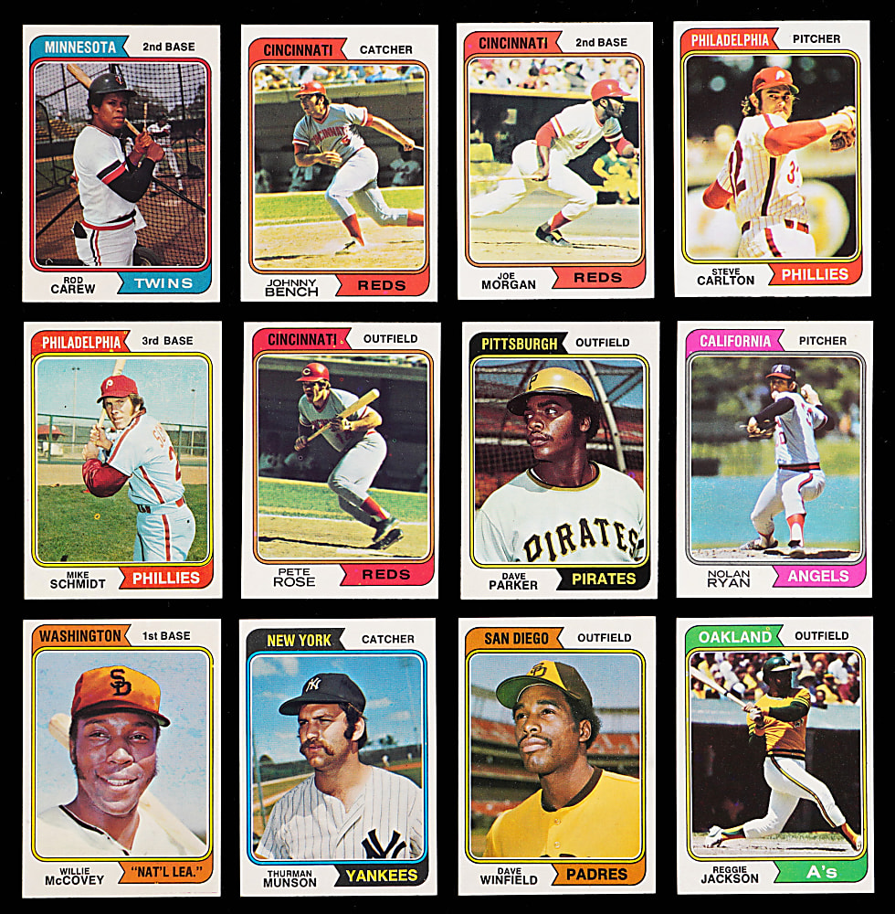 1974 Topps Complete Set (660) - Sharp!