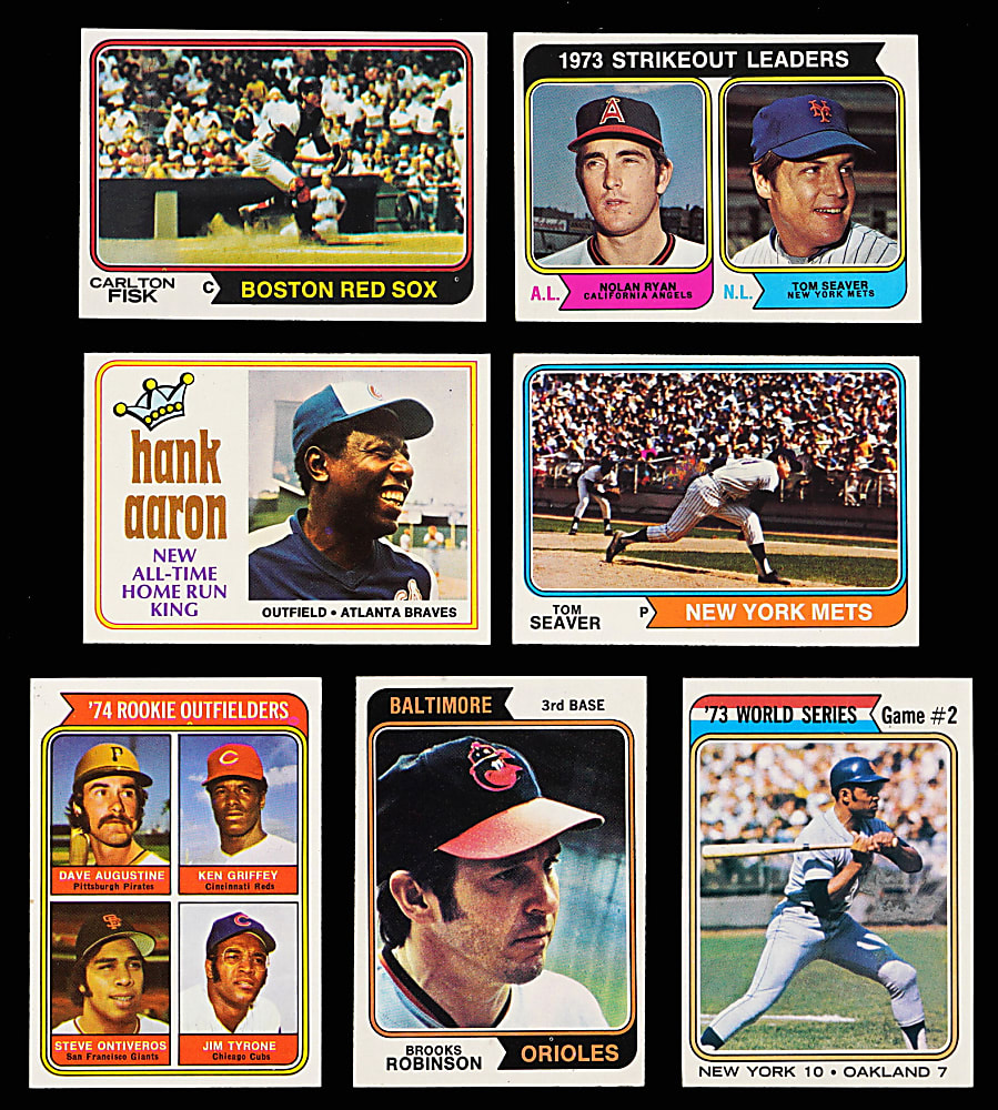 1974 Topps Complete Set (660) - Sharp!