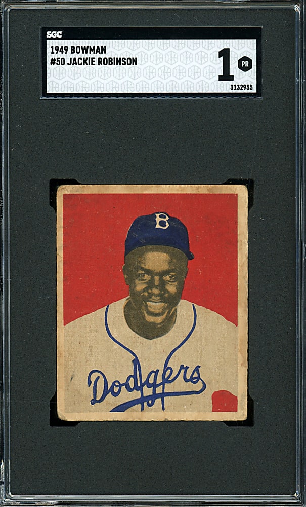 1949 Bowman #50 Jackie Robinson Rookie SGC POOR 1