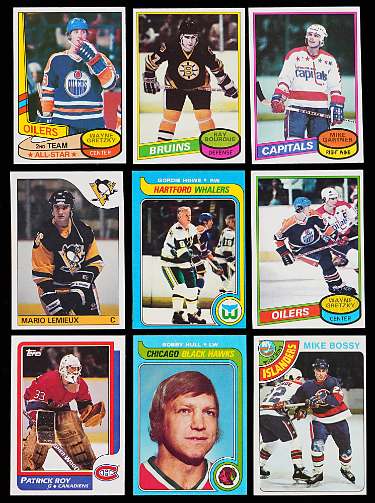 1978-1986 Topps Hockey Complete/Near Set Collection (6) with 5 Complete & Key Rookies