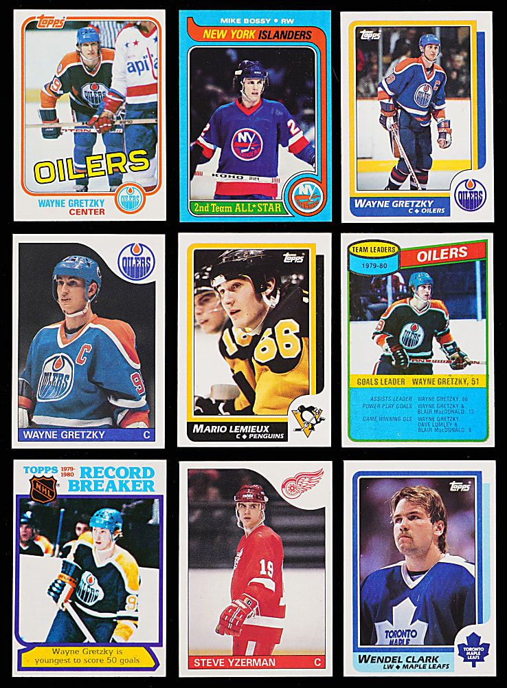 1978-1986 Topps Hockey Complete/Near Set Collection (6) with 5 Complete & Key Rookies