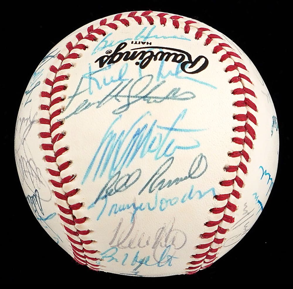 1988 World Champions Los Angeles Dodgers Team-Signed ONL/Giamatti Baseball with (31) Signatures Including Lasorda, Hershiser, Sutton, Gibson & Valenzuela