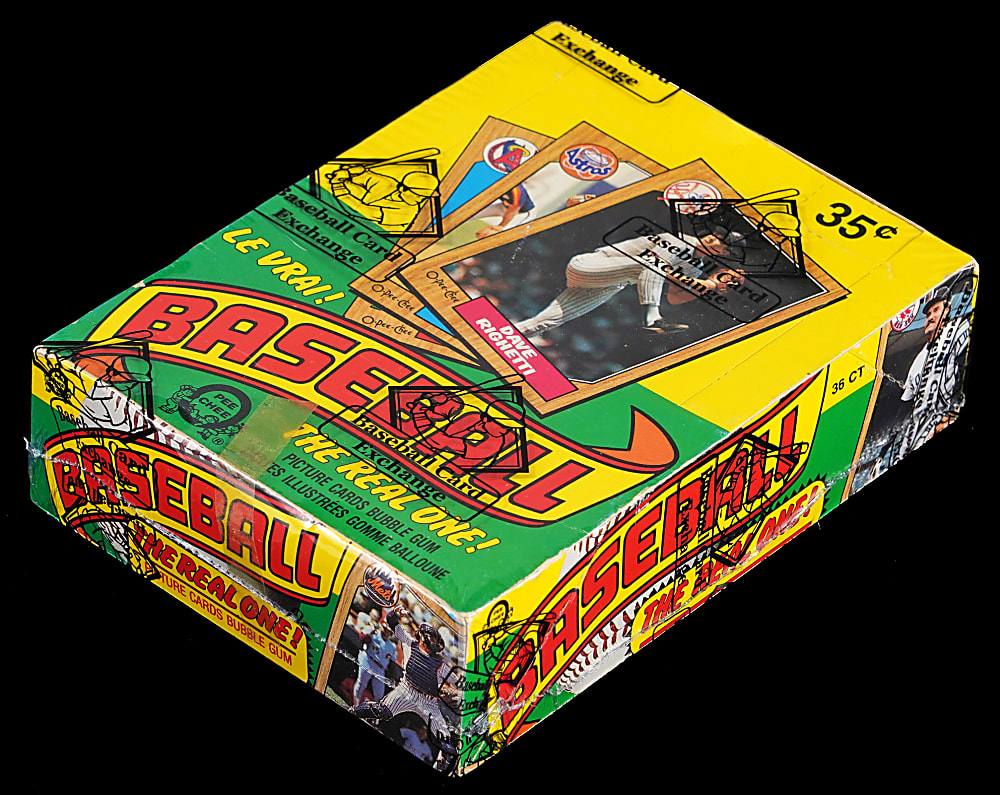 1987 O-Pee-Chee Unopened Wax Box - BBCE