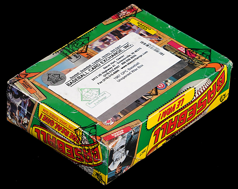 1987 O-Pee-Chee Unopened Wax Box - BBCE
