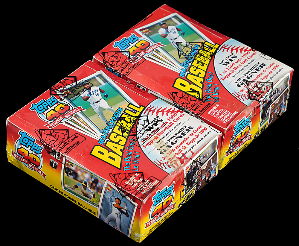 1991 O-Pee-Chee Unopened Wax Box Pair - Both BBCE