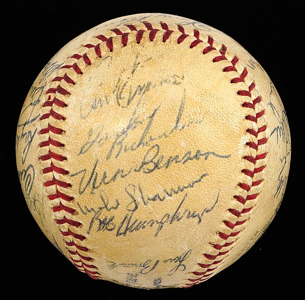 1964 World Champion St. Louis Cardinals Team-Signed ONL/Giles Baseball with (23) Signatures Including Bob Gibson, Lou Brock, Ken Boyer, Curt Flood