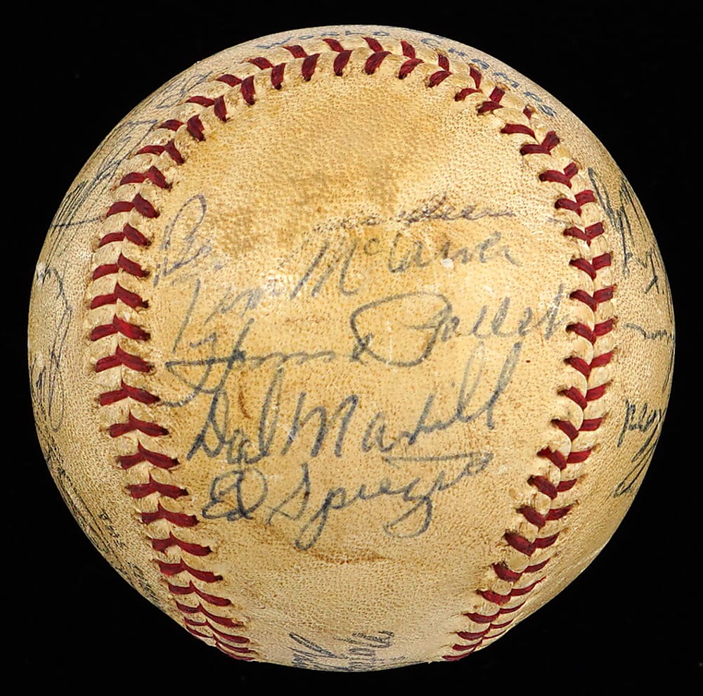 1964 World Champion St. Louis Cardinals Team-Signed ONL/Giles Baseball with (23) Signatures Including Bob Gibson, Lou Brock, Ken Boyer, Curt Flood