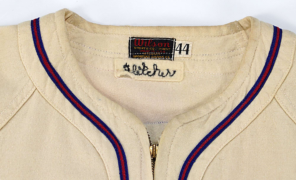 1943 Elbie Fletcher Pittsburgh Pirates Home Game-Used Jersey and Pants with Phil Wood LOA - Extremely Rare Style