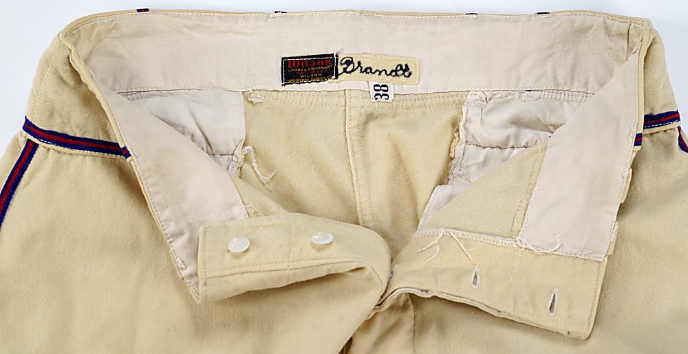1943 Elbie Fletcher Pittsburgh Pirates Home Game-Used Jersey and Pants with Phil Wood LOA - Extremely Rare Style