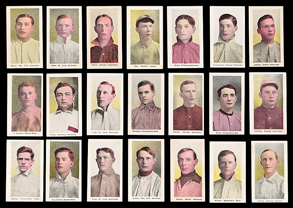 1910-1911 M116 Sporting Life Partial Set (146) with (23) Type 3 Backs