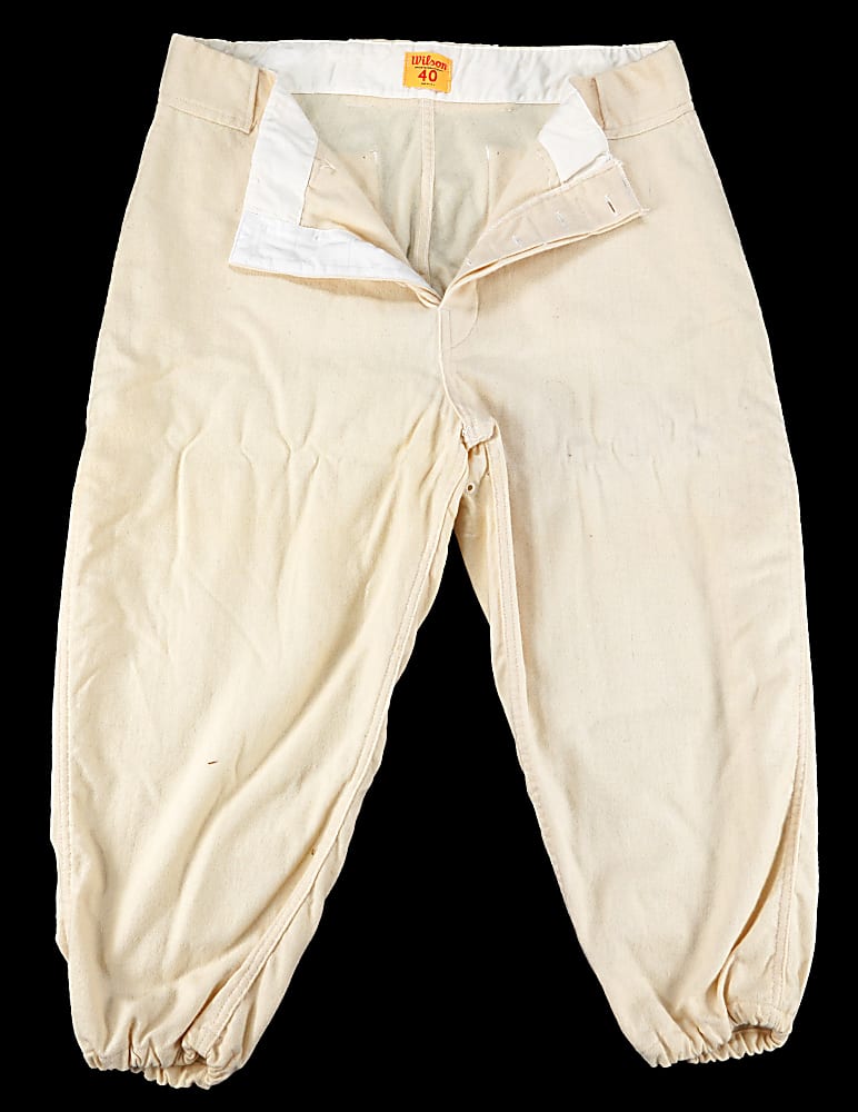 1950s Chicago Cubs #11 Salesman's Sample Jersey & Pants Ensemble with Phil Wood LOA - Superb Condition