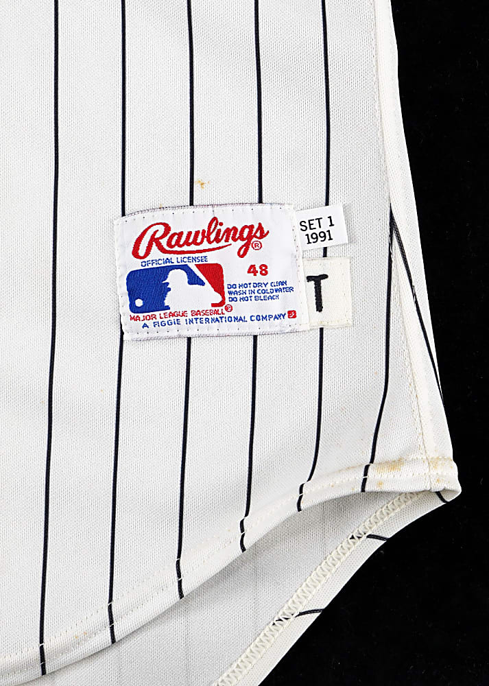 1991 Bo Jackson Chicago White Sox Home Team-Issued Game-Ready Jersey with Phil Wood LOA