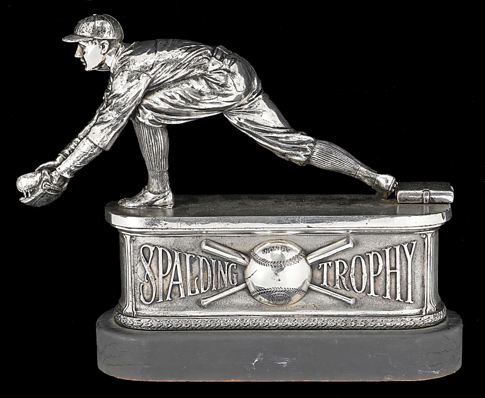 1920s Spalding First Baseman Figural Trophy