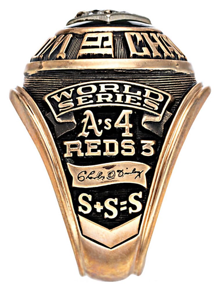 1972 Charles O. Finley Oakland Athletics Authentic World Series Championship Ring with TJK LOA